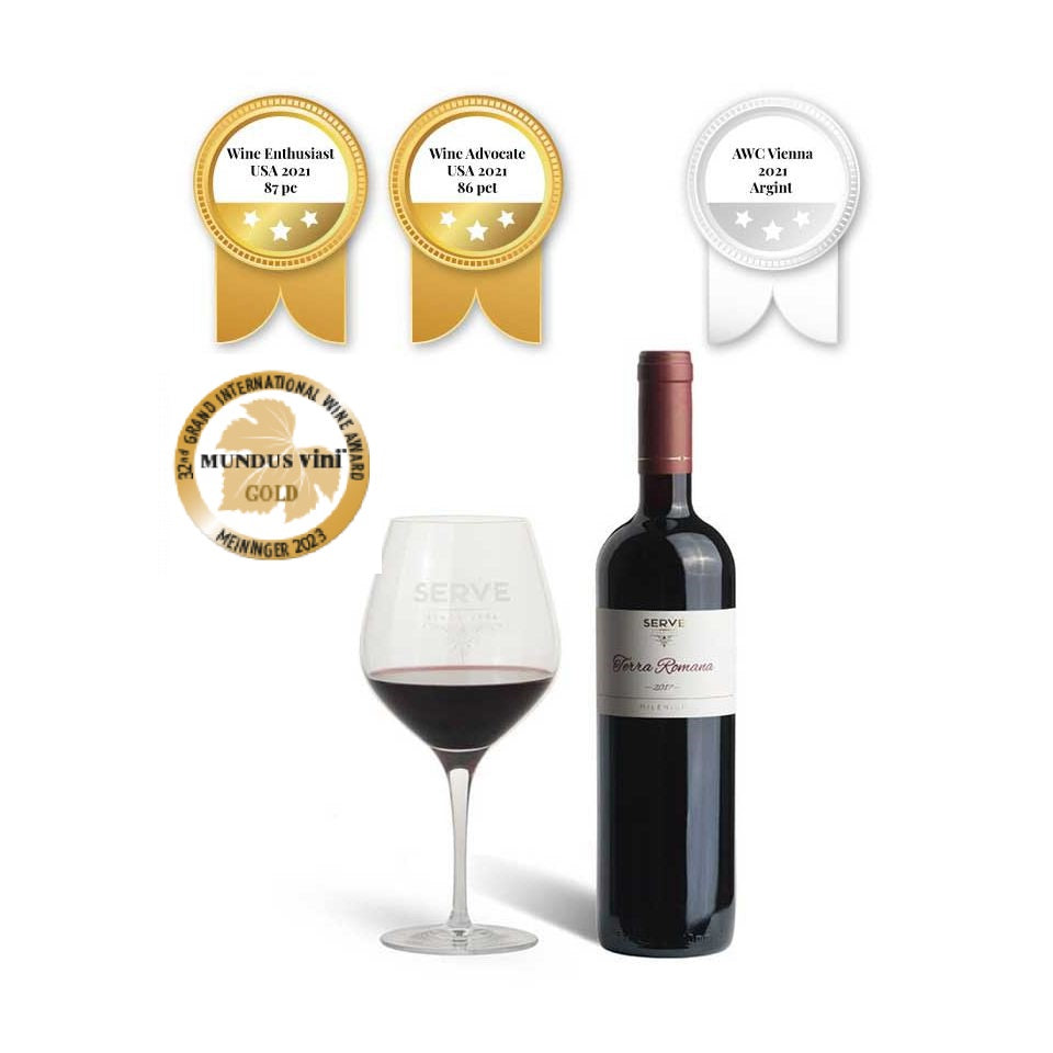 SERVE Terra Romana Milenium 2017 Rød